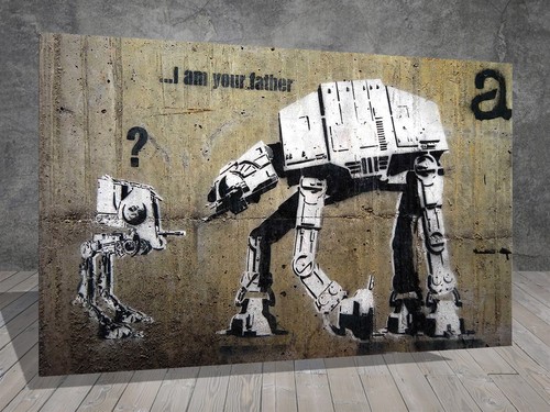 Banksy star wars sono - star, io