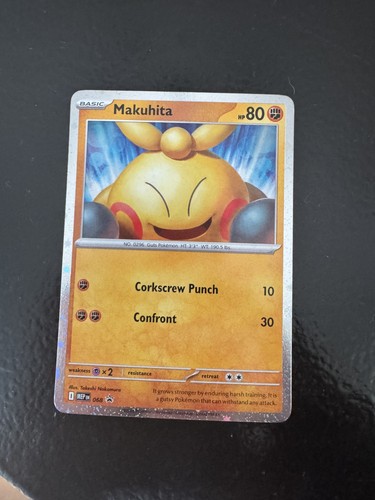 Carta pokémon makuhita - pokémon,
