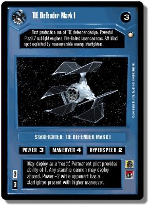 Tie defender mark star wars - star,