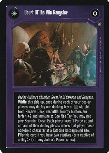 Court the vile - of, gangster/i